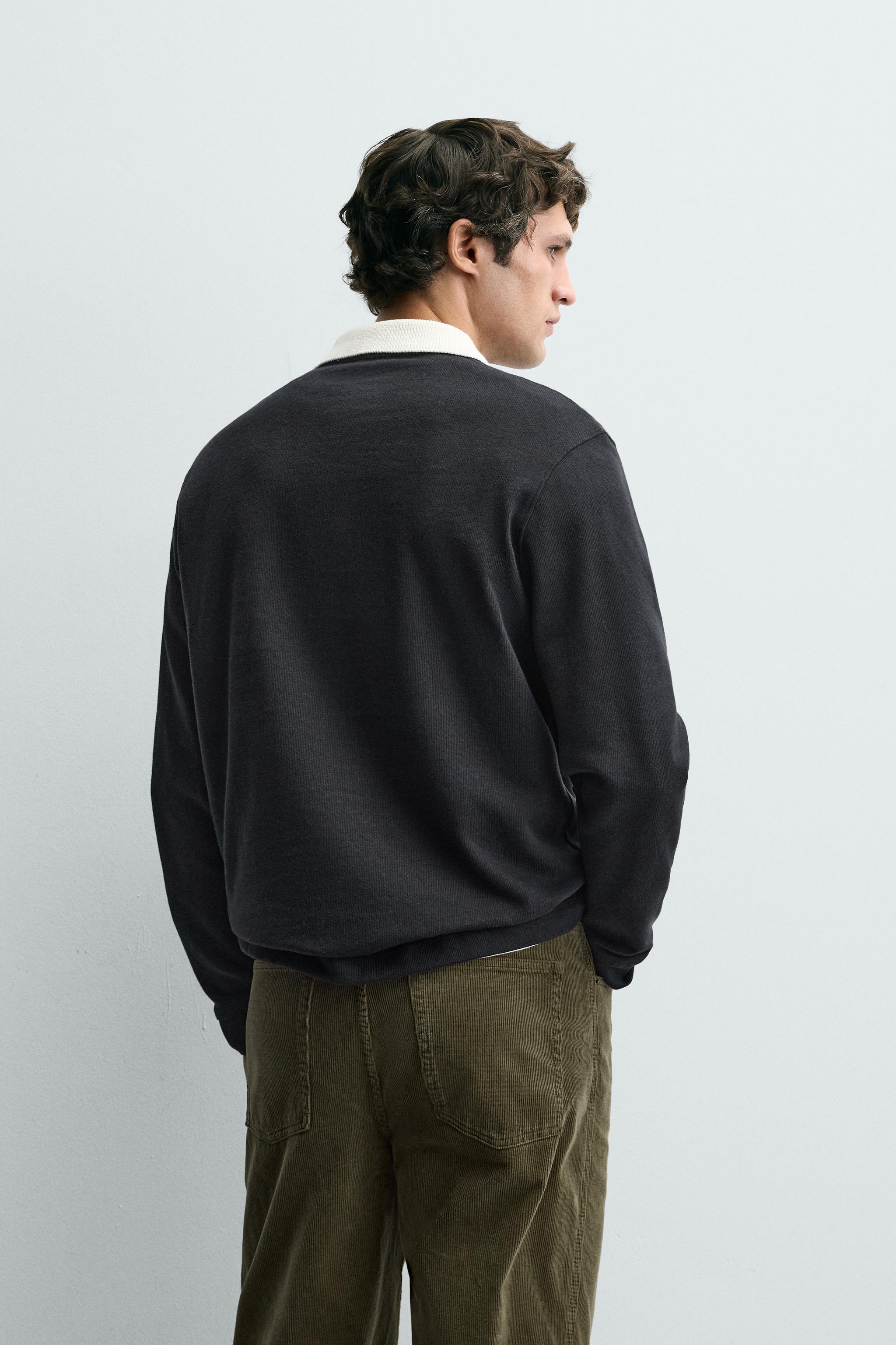 CONTRAST STRIPE POLO SHIRT